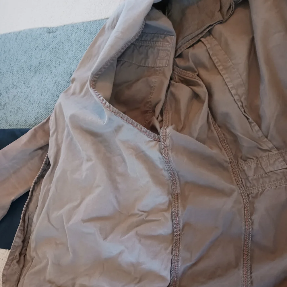 J. Crew A22 Military Jacket. Size Large Tall (Beige/Light Brown)